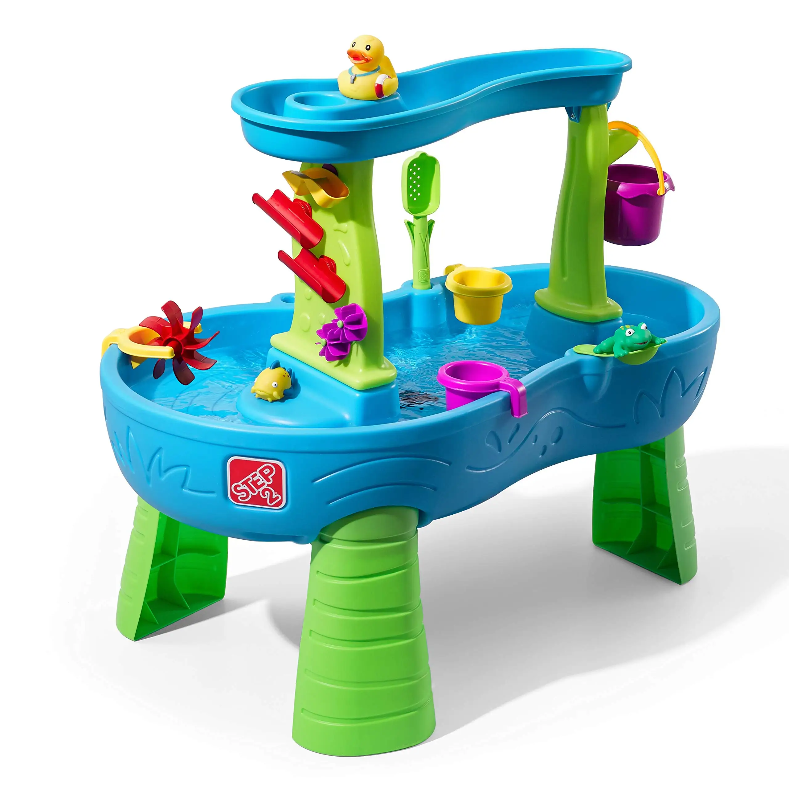 

Rain Showers Splash Pond Toddler Water Table, Outdoor Kids Water Sensory Table, Ages 1.5+ Years Old