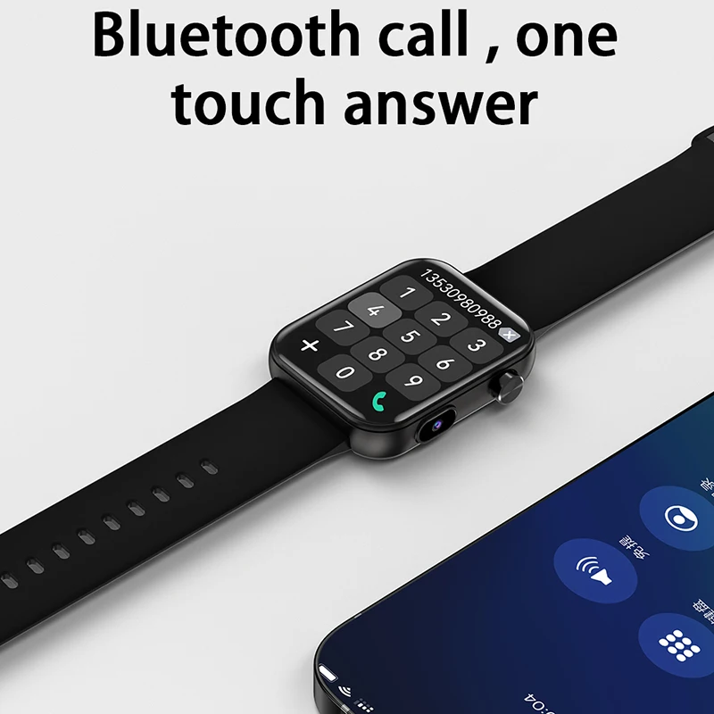 Have a Camera Smart Watch Women Music Video Player Heart Rate 1.91 inch HD Screen 100+ Sports Watches Bluetooth Call Smartwatch