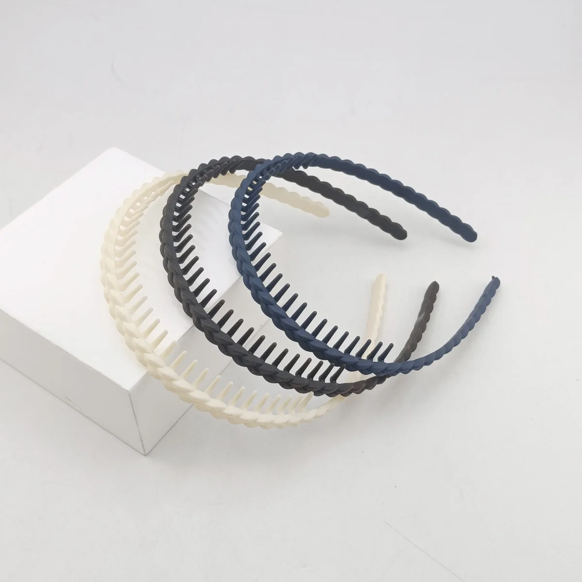 Hair Clip Frosted Color Headband Women's Non-slip Band Teeth Simple Pressure Headband Face Headband Hair Accessories 3