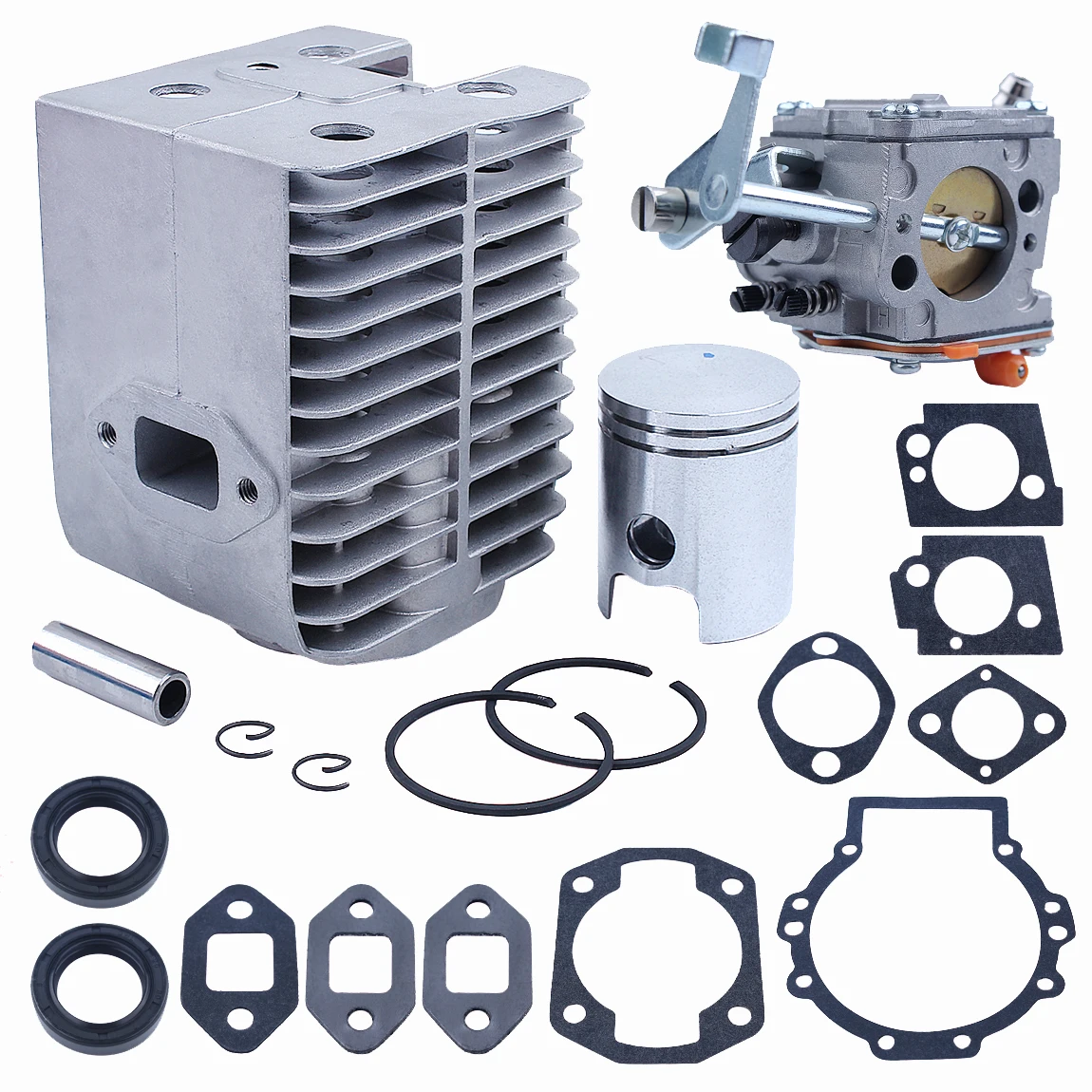 WM80 45mm Cylinder Piston Set For Wacker BS500 BS502 BS502I BS600 BS602 BS602I BS700 BS702 Carburetor Gasket Chainsaw Gasoline 3