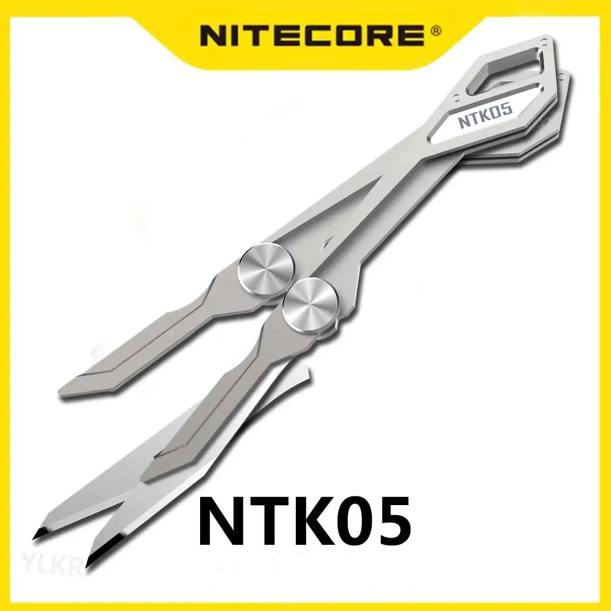 NITECORE NTK05 UltraTiny Titanium Keychain Knife Lightweight Multiple Purpose Folding Knife