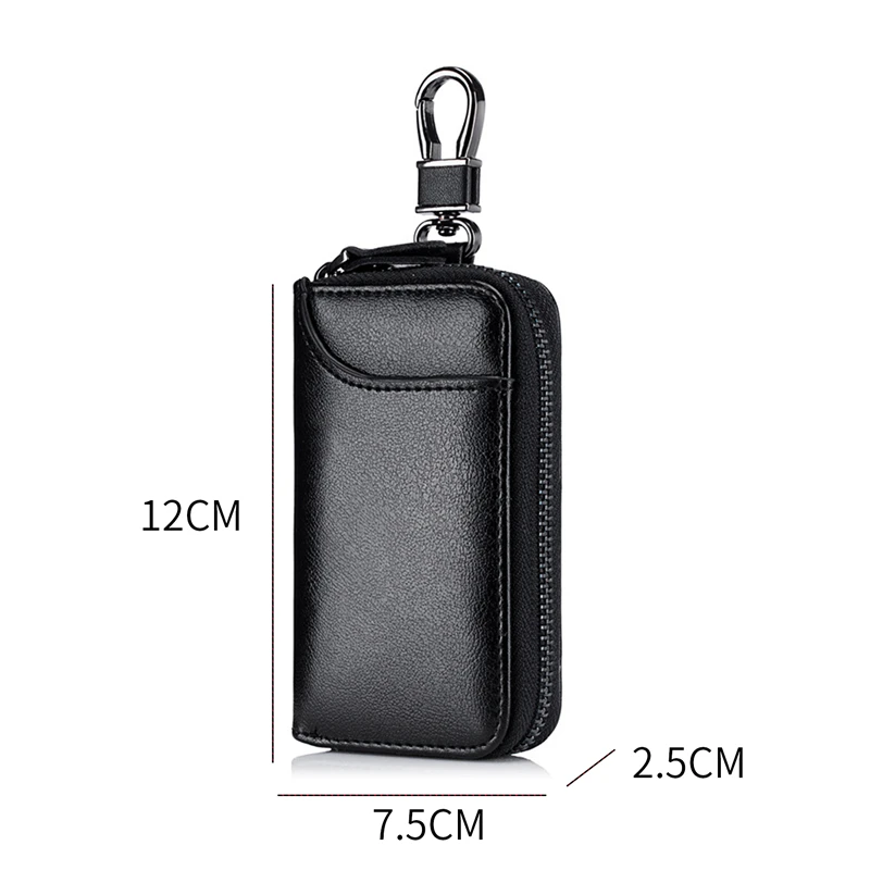 ④コンパクトPUレザーキーオーガナイザー ユニセックス多機能車＆家庭用キーホルダー キーオーガナイザーの通販