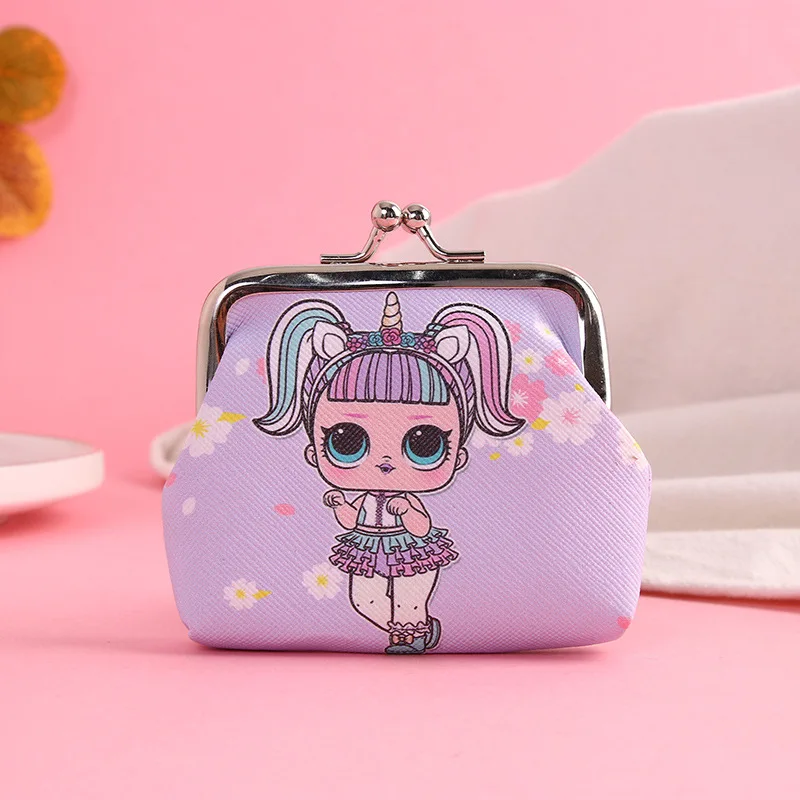 LOL Little Girl Coin Purse Digital Printing Doll Figures Coin Purse