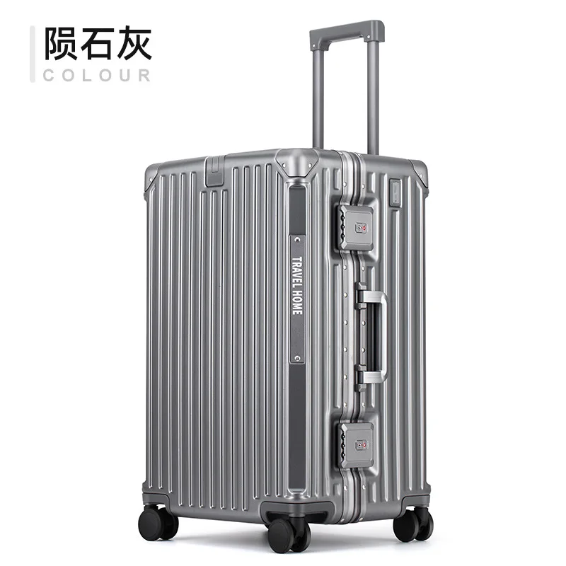 COLENARA maleta de viaje de mano cubierta de carrito de gran capacidad 24 "26" 28 "30 pulgadas tipo carrito bolsa de viaje equipaje con marco de aluminio para hombres