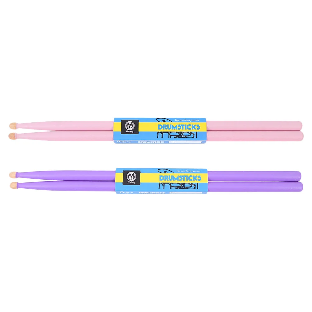

2 Pairs Maple Sticks Drum 5a Percussion Instrument Musical Chopsticks Electronic