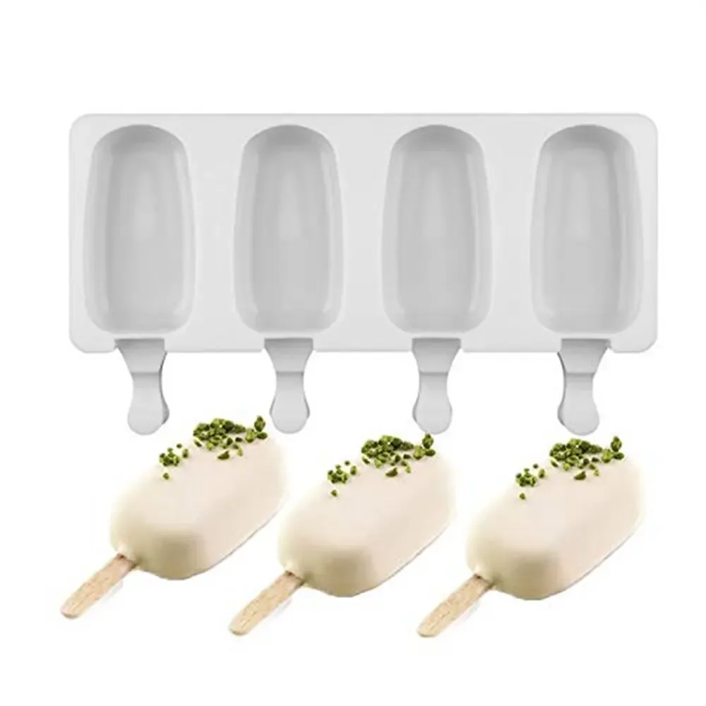 Ice cream mold Silicone Ice Cream Mold Magnum Silicone Mold DIY Fruit Juice Ice Pop Cube Maker Tray Popsicle Mould Baking Accessorie