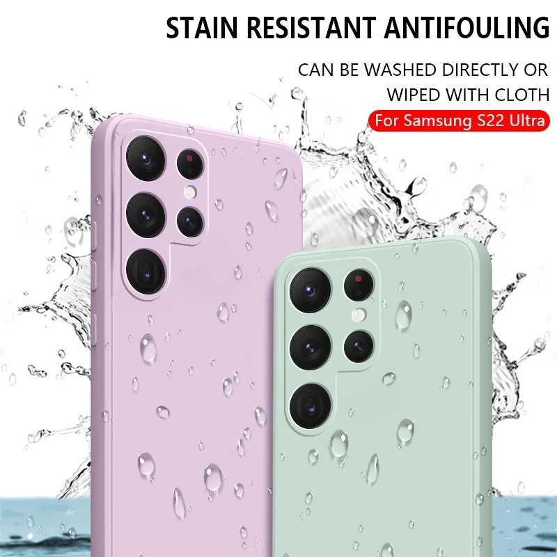 Custodia con cordino liquido per Samsung Galaxy S22 S21 Ultra S20 FE Plus A70 A50 A71 A51 A72 A52 Custodia morbida con cinturino da polso C_voghion.com