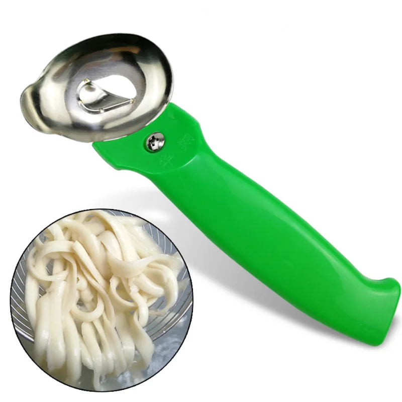 Stainless Steel Sliced Noodles Manual Noodle Making Tool Pasta Maker Machine Roller Cutter For Kitchen Gadgets