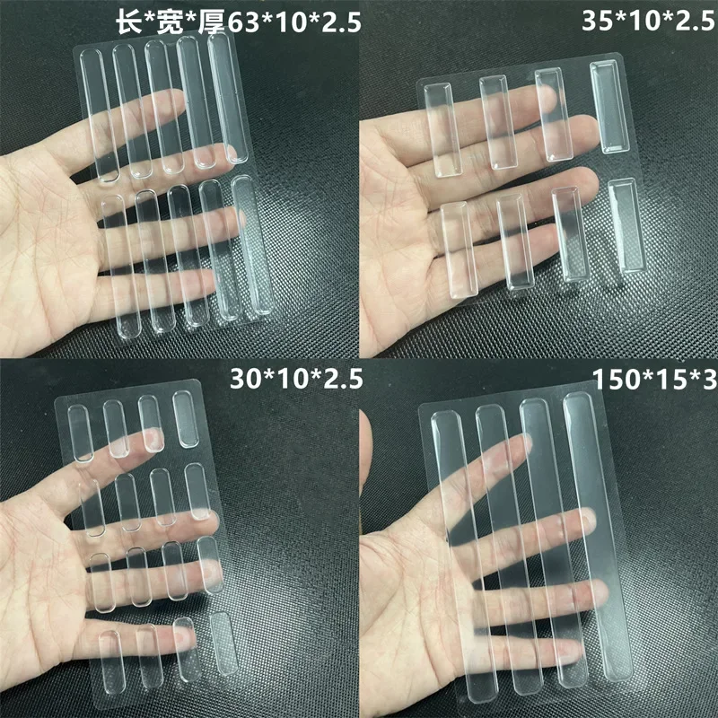 Clear Silicone Door Bumper and Wall Protection Pad