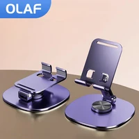 Olaf Rotating Table Cell Phone Holder Support Desktop Stand For iPad Samsung iPhone 15 14 13 Mobile Mount 1