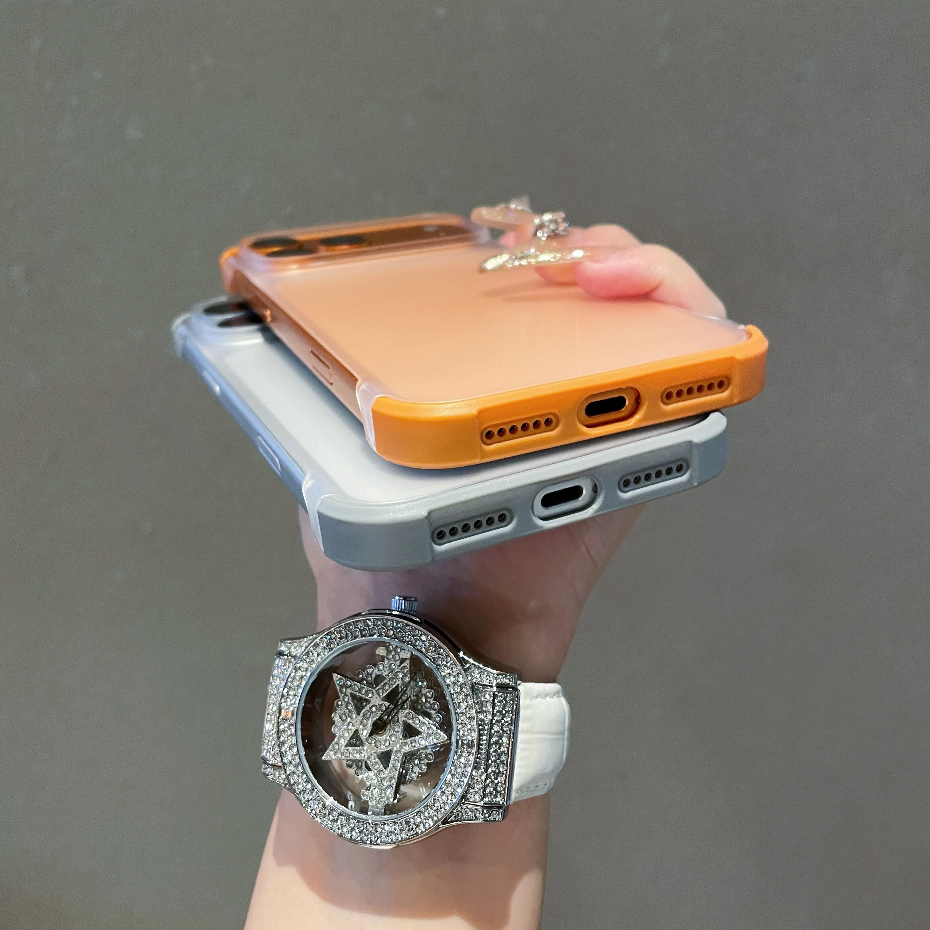 Ultra Thin Transparent Frameless Shockproof Matte Phone Case