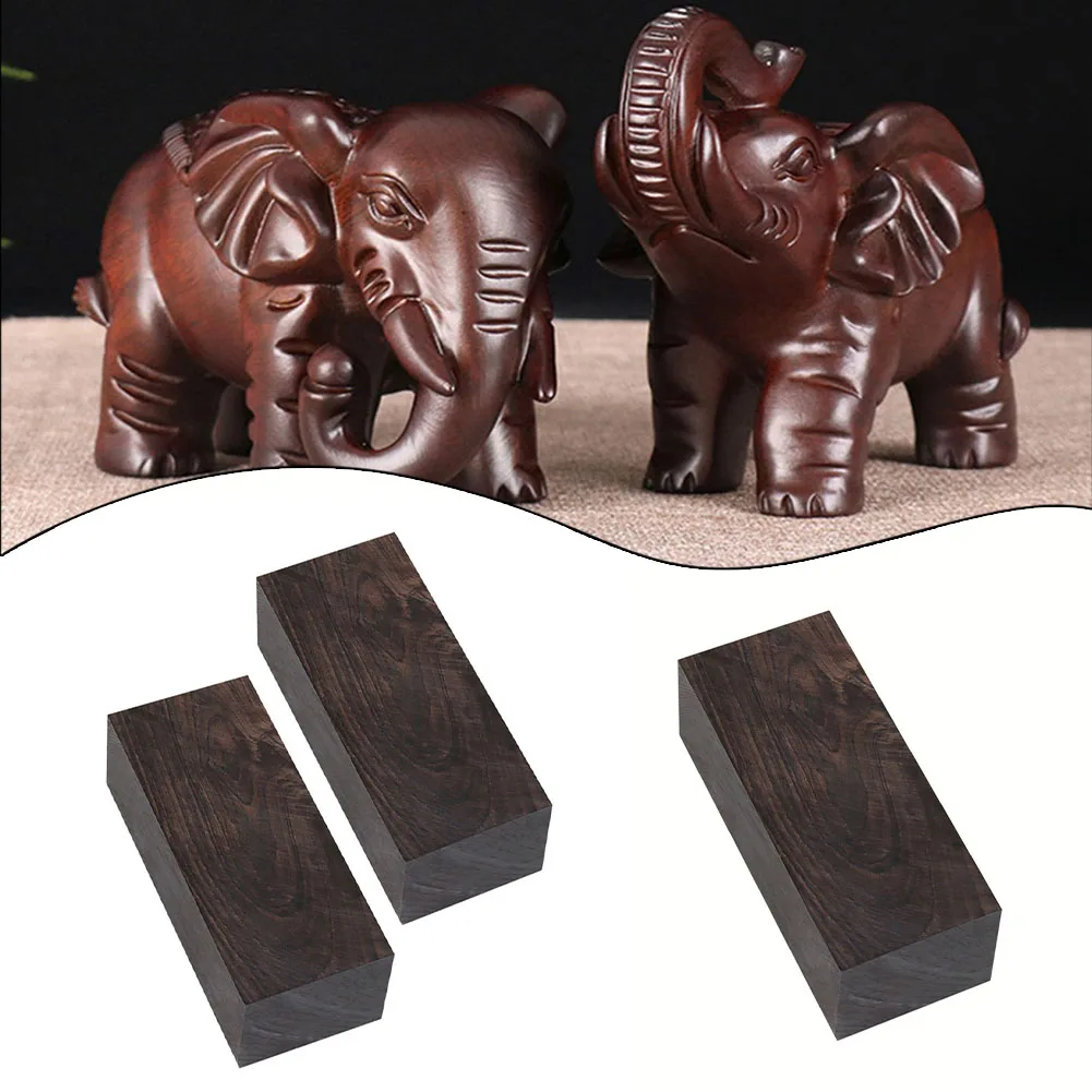 

Wooden Ebony Lumber Blank Block Crafts Material For DIY Handle Carving Guitar Accessories Ebony Lumber Wood Carving Block