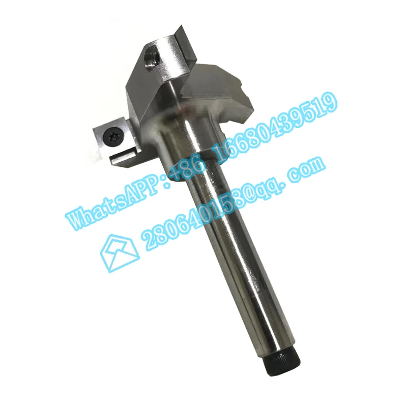 

LIVTER high speed spiral CNC indexable 3 wings milling cutter replaceable Knife Surface Planer / Rebater Router Bit D60xL60