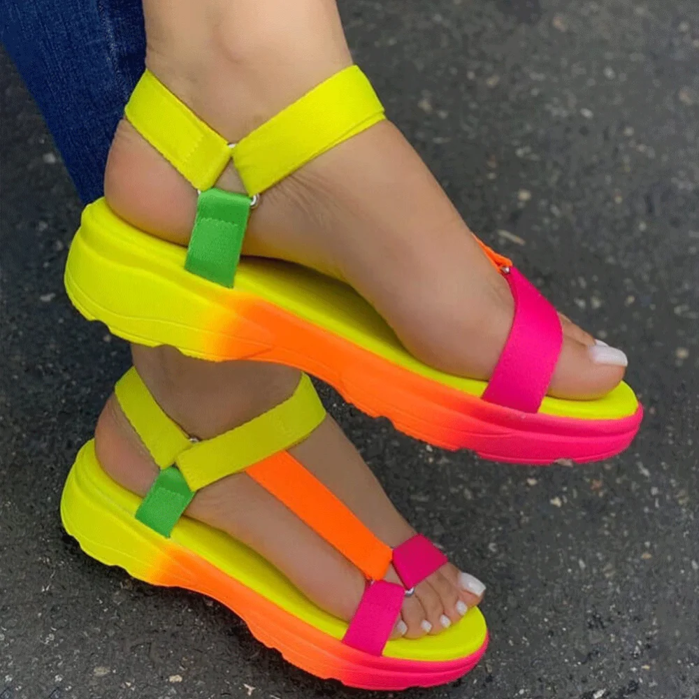 2020-INS-Hot-Sale-Multi-Colors-Big-Size-43-Casual-Shoes-Woman-Flat-Dropship-Comfortable-Sandals