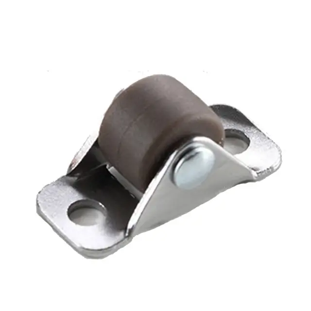 0.5/0.8 Inch Furniture Caster Universal Rubber Silent Wheel for Platform Trolley Table Chair Sofa Household Hardware Accessories