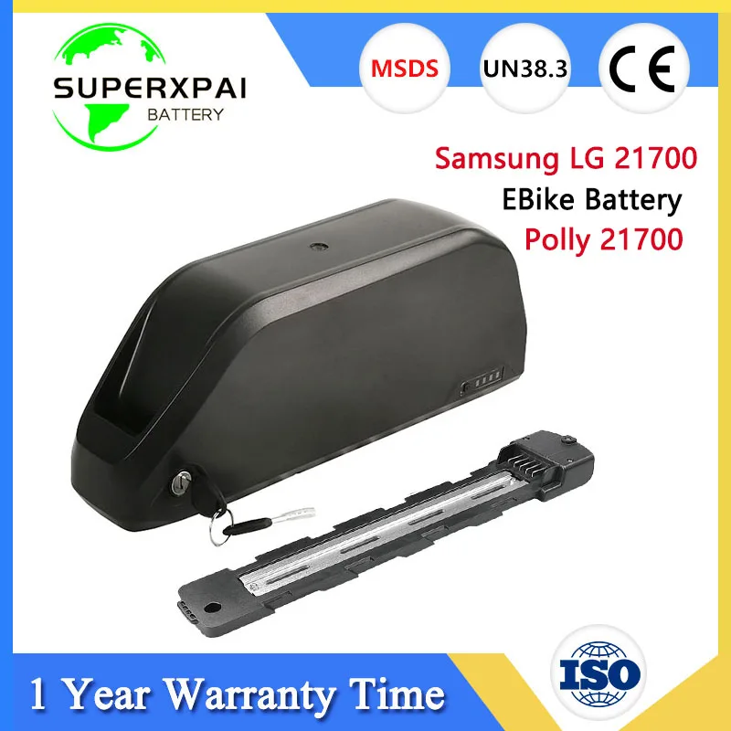 48V 52V Polly Dp-7 Ebikebattery Batteria Originale 21700 Cell 36V 25Ah 35Ah Downtube Jumbo Battery Pack Per Scooter 500W-2000W Kit