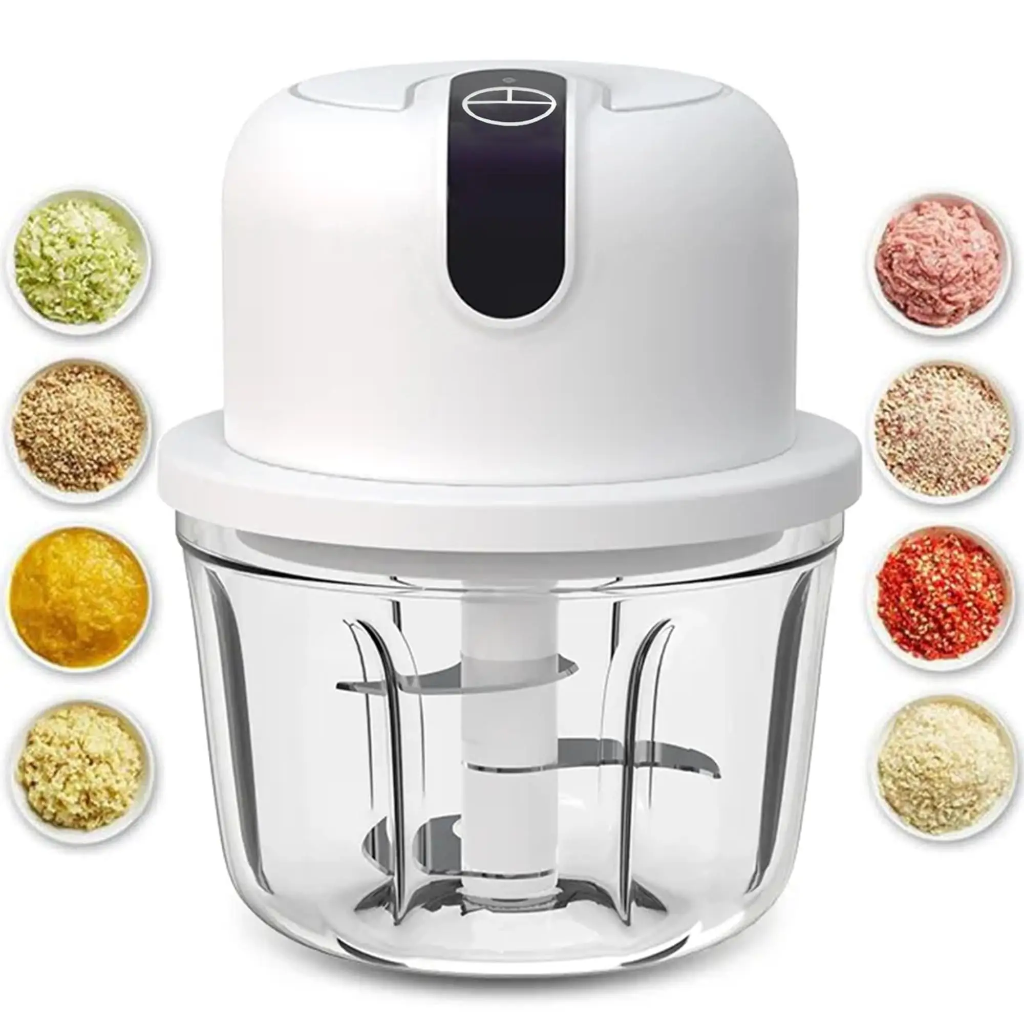 Electric Garlic Chopper USB Mini Portable Veggie Chopper Garlic Grinder Masher Onion Wireless Food Processor garlic chopper
