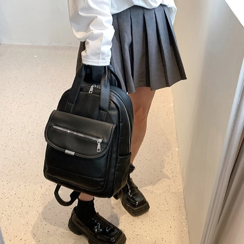 Women School Bags Girls Travel Backpack All-matching Leisure Backpacks for-Daily