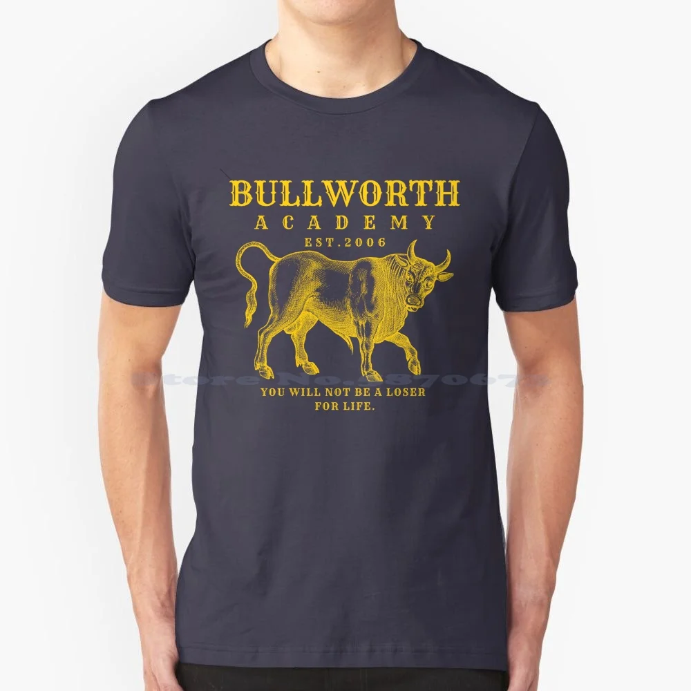 Bullworth | T Shirt 100% Cotone Tee Bullworth Academy San Andrea 3 4 Vice City 5 Jimmy Hopkins Rdr2 Redemption 2 Grove Street