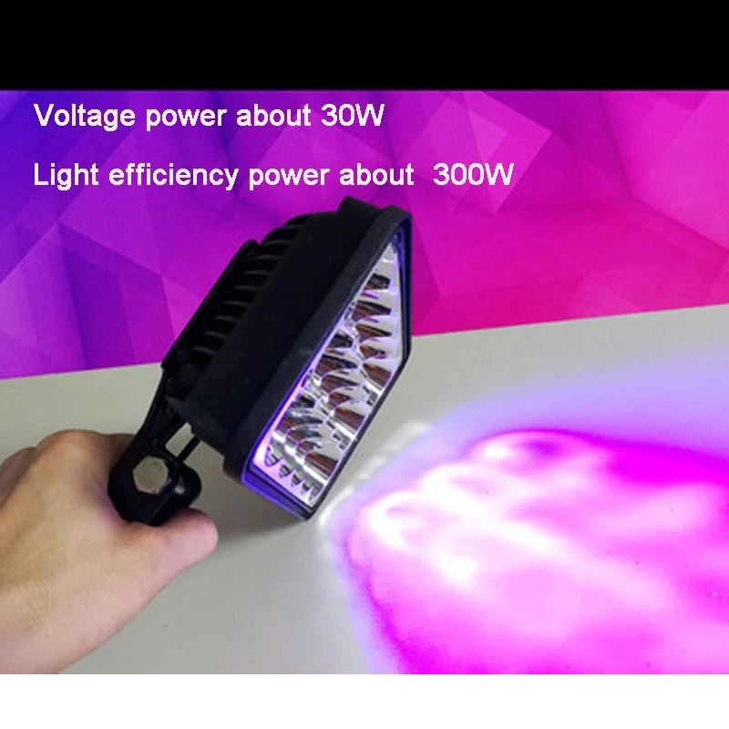 395nm 405nm 365nm 그림자없는 접착제 감광성 수지 결함 감지 형광 감지 LED UV 콜로이드 경화 램프