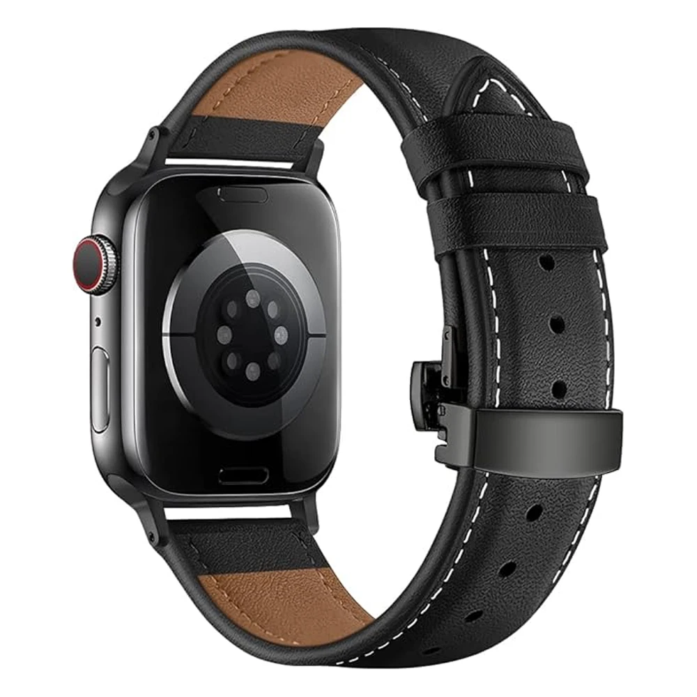 Premium Leather Watch Straps - Elegant Wristband Bracelet