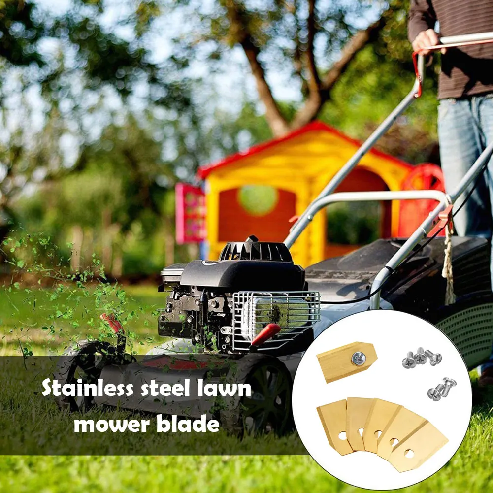18/30pcs Stainless Steel Lawn Mower Cutting Blade W/Screw Kit Replacement For Husqvarna Automower/Gardena Robotic Lawnmower Part 4