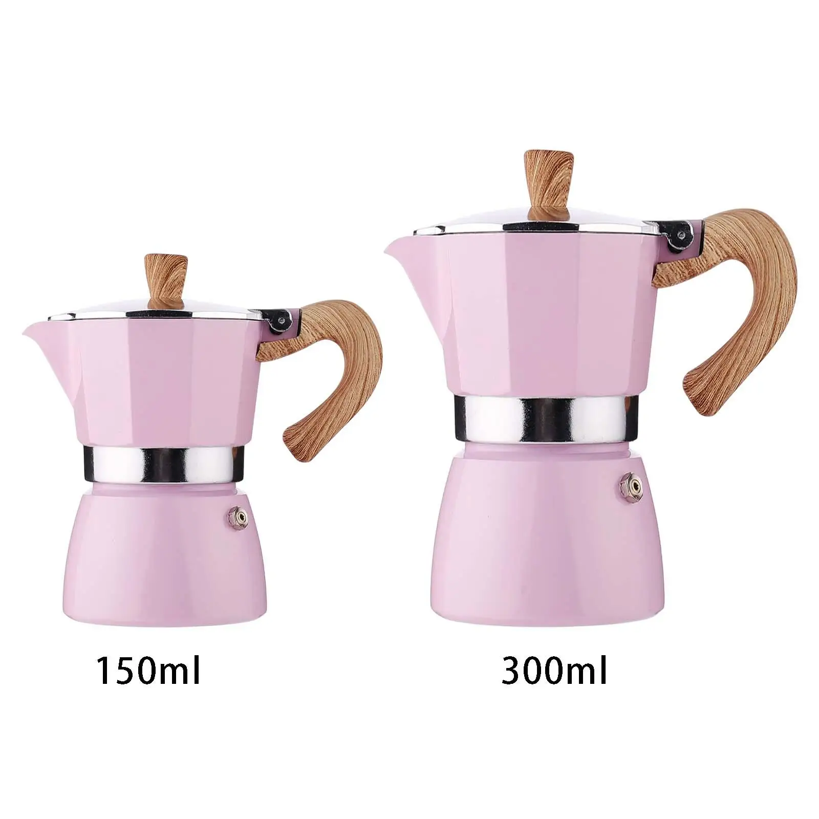 Manual Coffee Pot Octagonal Aluminum Mocha Pot Italian Espresso Coffee Maker Espresso Coffee Maker Espresso Maker
