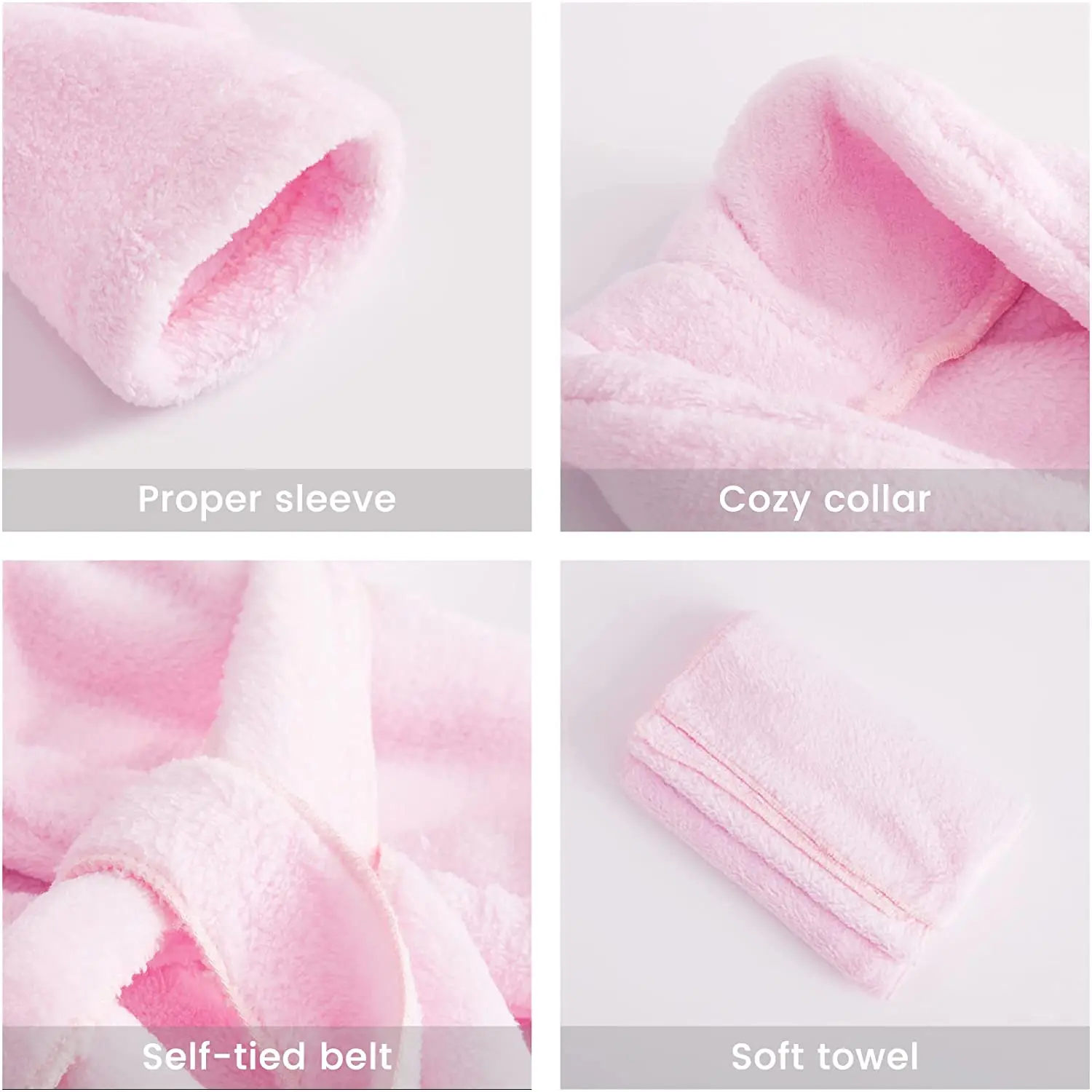 Newborn Photography Prop Bathrobe Towel Sets Baby Robe for Spa Makeup Photo Shoot Costume Outfit Props for Infant Boys Girls