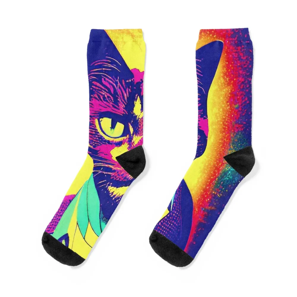 

Kawaii sweet cat punk Socks basketball cycling Men Socks Women's