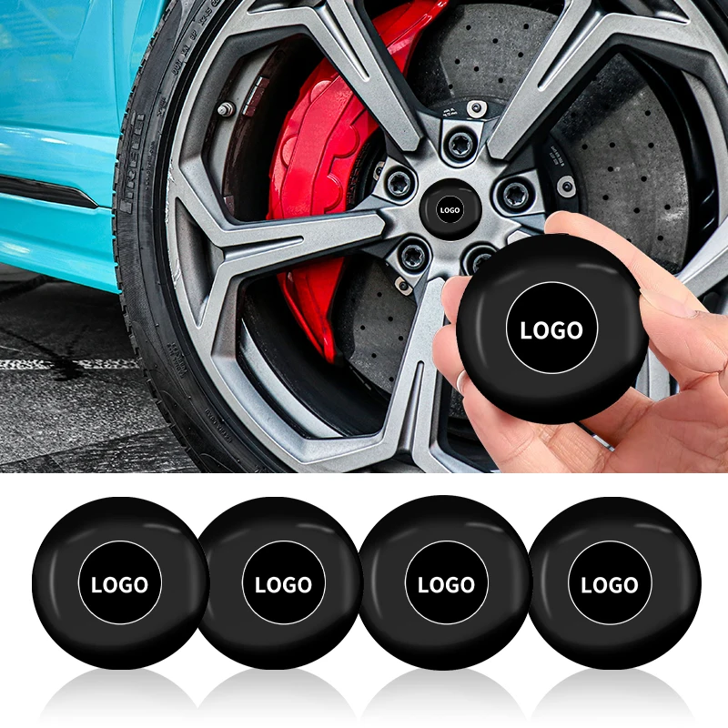 4Pcs Car Styling 56Mm Car Tire Wheel Center Hub Cap Badge Sticker Per Alfa Romeo Lexus Land Rover Tesla Nissan Peugeot Abarth