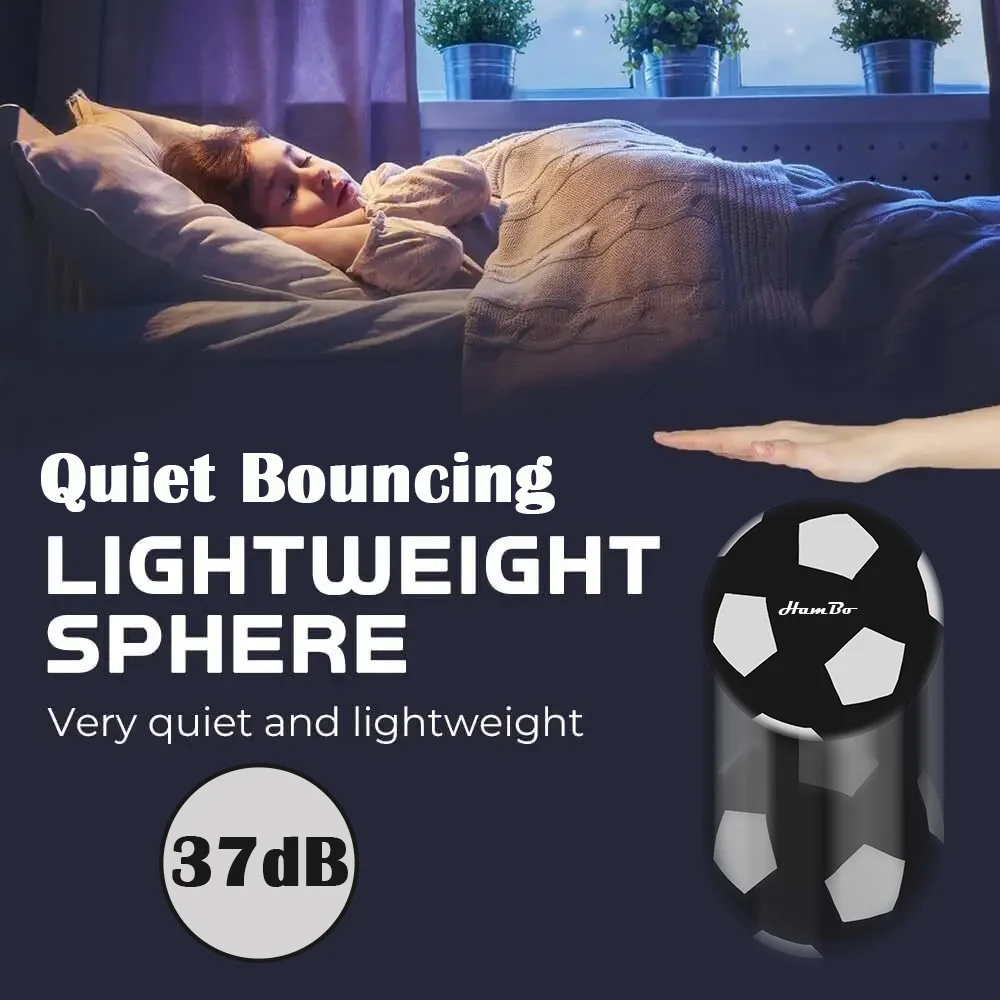 Silent Football Size 7# 5# 3# for Adults & Children Mute Bouncing Indoor No Noise Airless Soccer Ball Foam Ball Fun Sports Games view 2