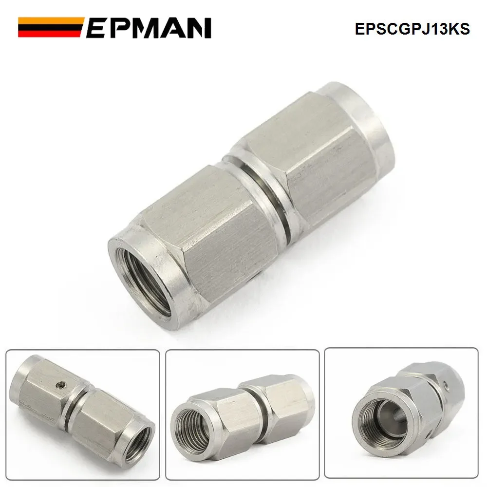 Stainless Steel Straight / 45 / 90 /180 Degree AN3 Brake Swivel Hose End Swivel Coupler Connector Fitting 1PC
