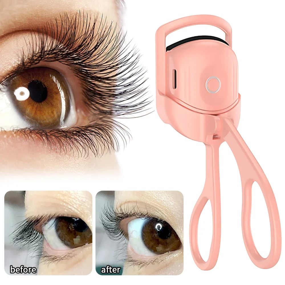 Eyelash curler electric eyelash curler USB charging model fast heating portable eye lash perm shaping and lasting curling thermal eyelash clip