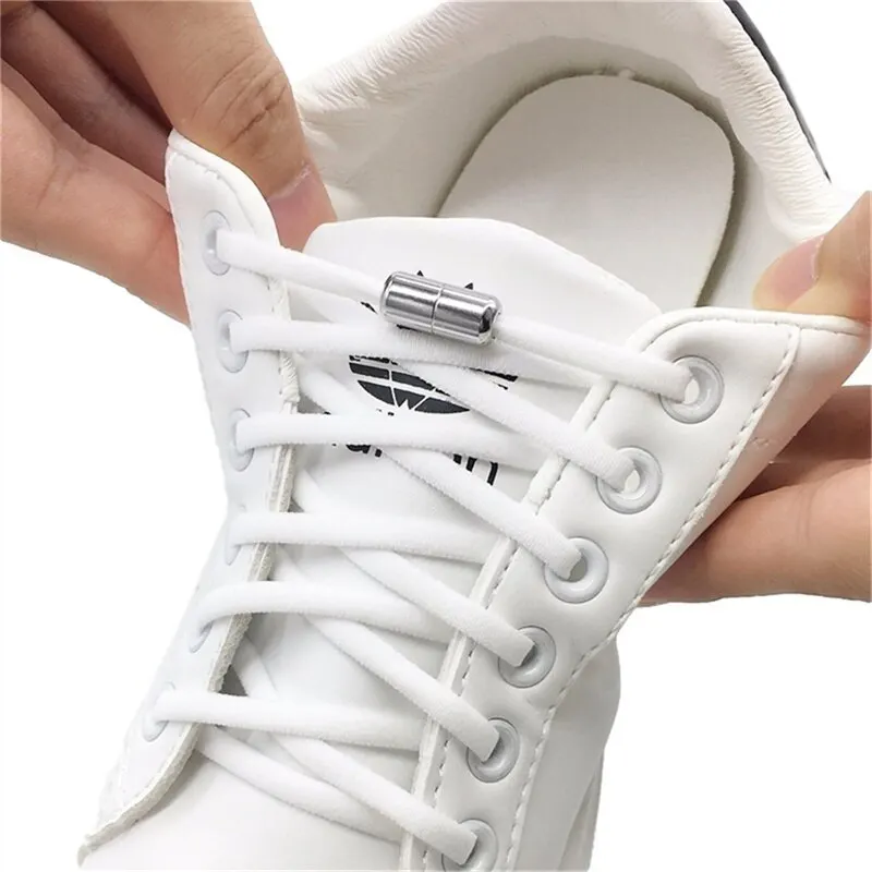 Elastic Shoe Laces For Sneakers No Tie Shoelaces Swivel Buckle Men And  Women Leisure Lazy Shoes Lace Accessories 1 Pair - AliExpress
