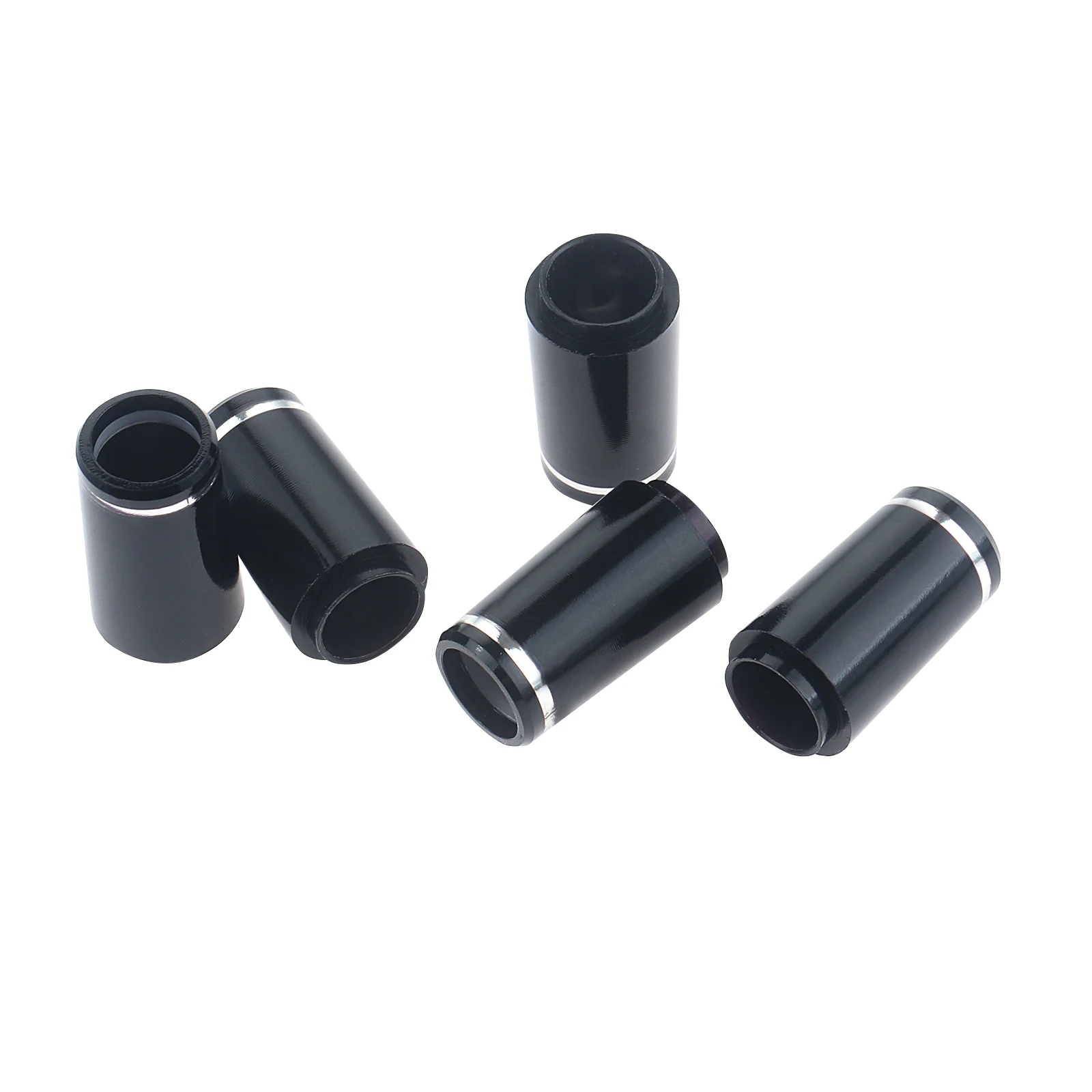 Tip Size 0.370 Golf Ferrules Black with One Silver Trim Ring 9.40*24.5*13.5mm Fit For Irons Shaft Golf Club Accessories 10 Pcs