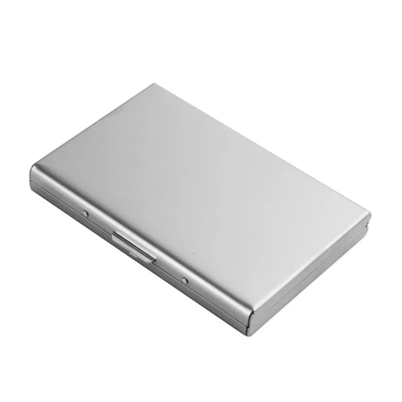Stainless Steel Credit Card Holder Men Women Rfid Wallet Metal Case Porte Carte card holder