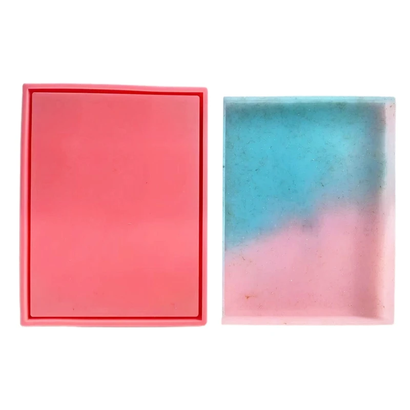 

Home Storage Tray Epoxy Resin Crafts Silicone Easy to Use Gift for DIY Lover