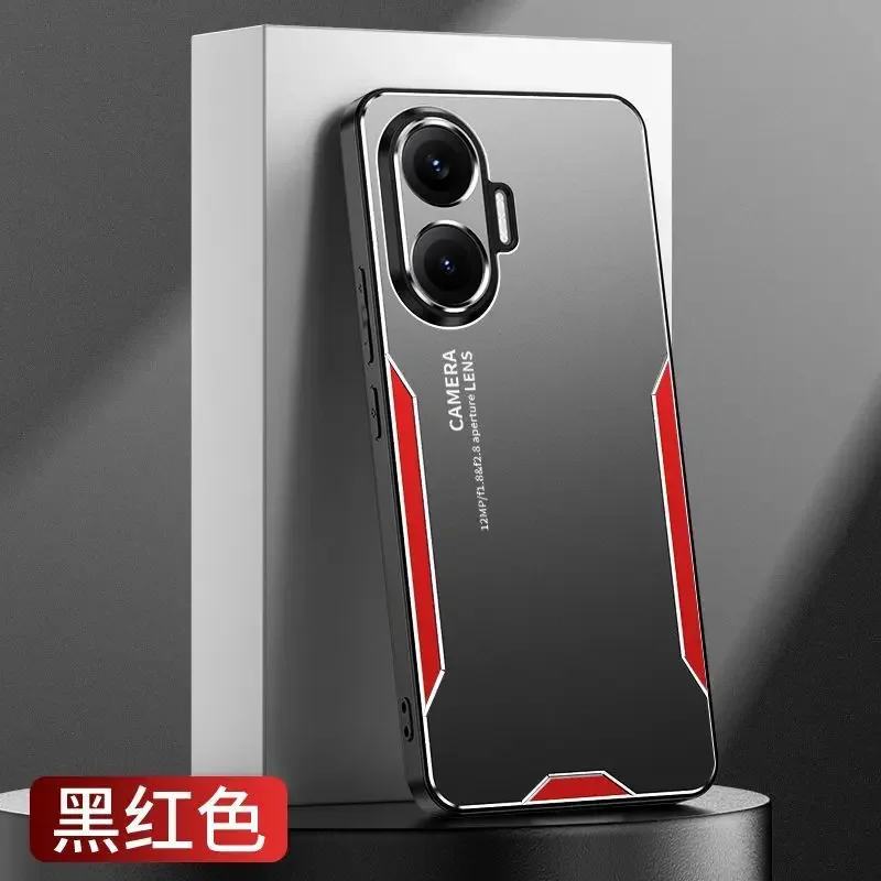 Rugged Aluminum Alloy Armor Case with Ice-like Feel and Shockproof Protection