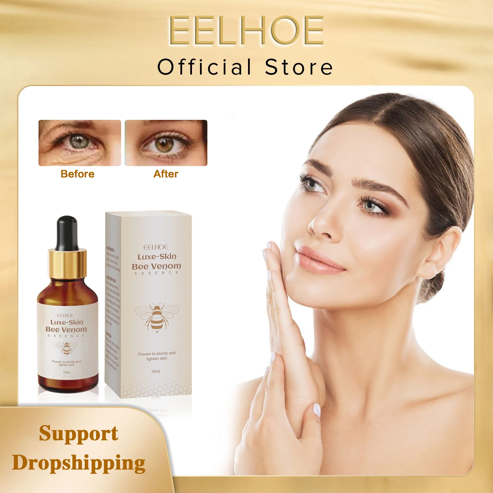 EELHOE Firming Wrinkle Removal Serum Fade Fine Lines Whitening Facial Lifting Tightening Care Moisturizing Anti Wrinkles Essence