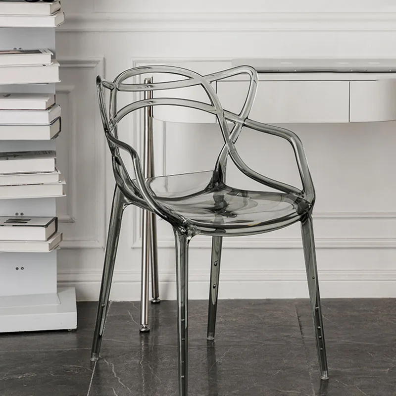 

Acrylic Plastic Dining Chairs Design Individual Gamer Dining Chairs Transparent Occasional Sillas Comedor Minimalist Furniture