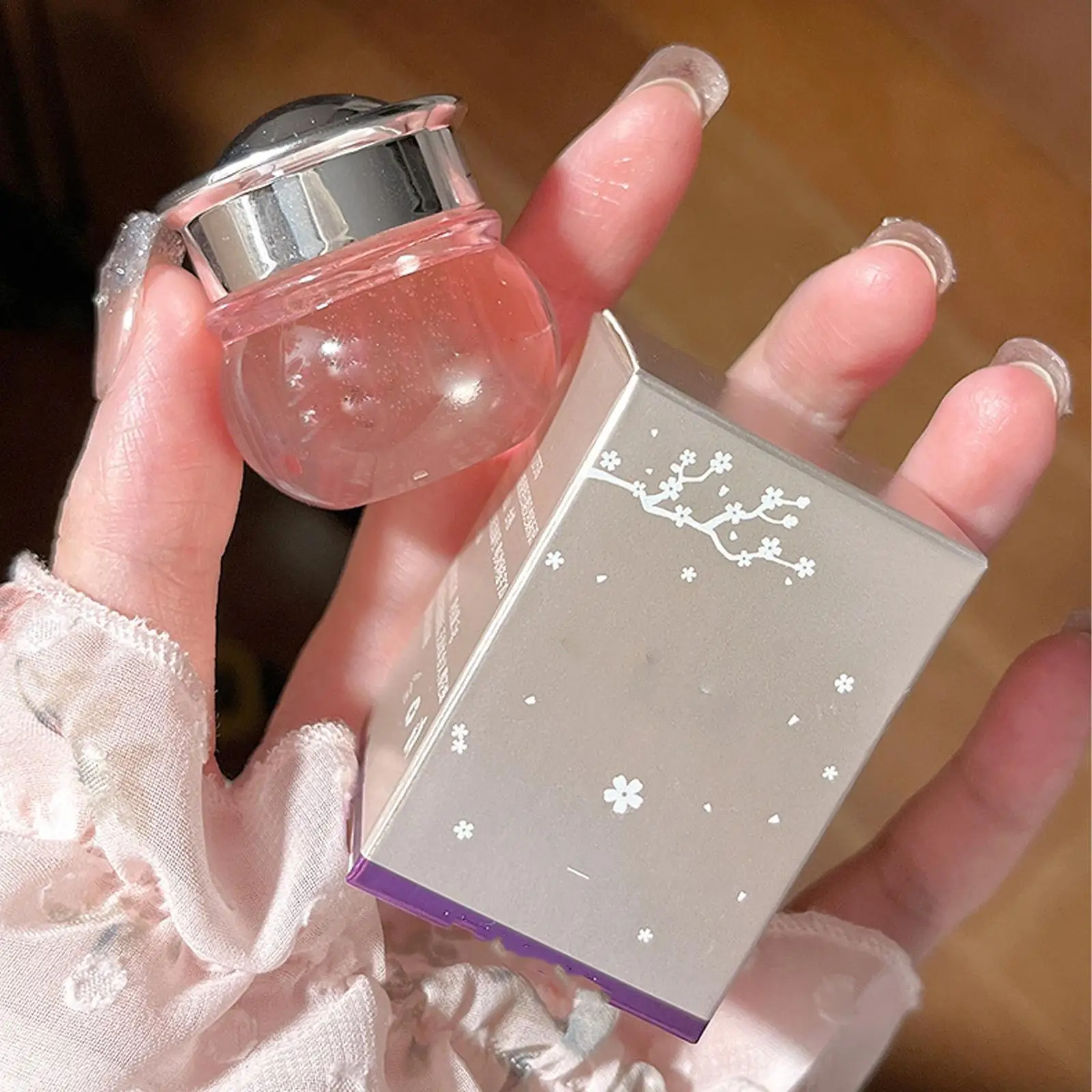 

Honey Lip Oil Moisturizing Nourishing Anti-wrinkle Lip Care Mask Anti-cracking Smooth Lips Sleep Fine Lines Lip Balm Lip Care