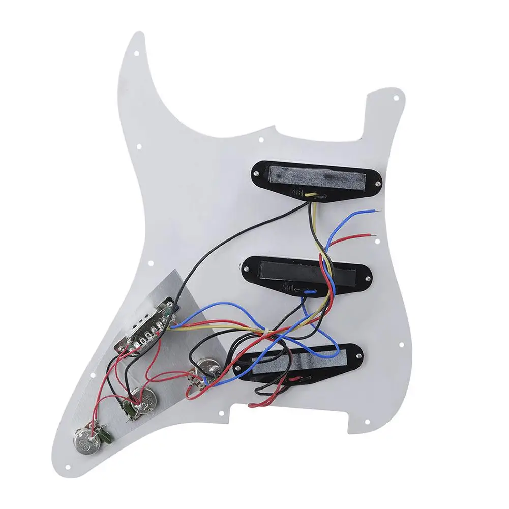 2 Pcs St Electric Guitar Amplifier Board Panel Doublesided Panel Pickup Line Set With Switch