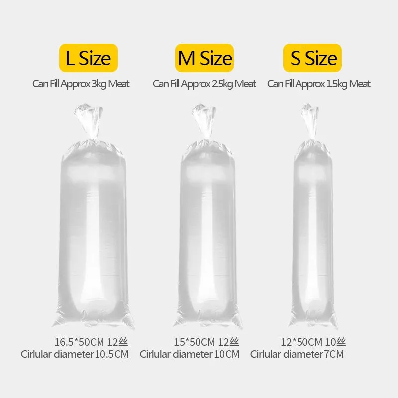 Packing Tools Frozen Meat Bag Beef And Mutton Roll Forming Cylindrical Bag Long Meat Slices Straight Tube Roll Mold Packaging Kitchen Tools