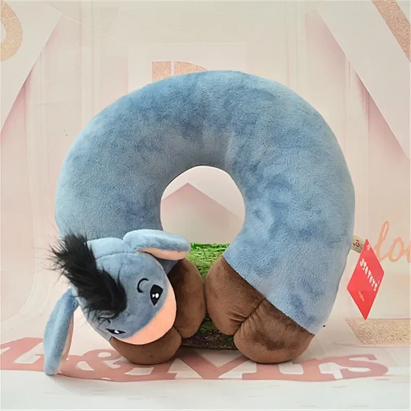 Cuscino da viaggio a forma di U animale giraffa leone coccodrillo Orangutan cuscino per il collo per ufficio aereo cuscini in peluche cuscino poggiatesta  15