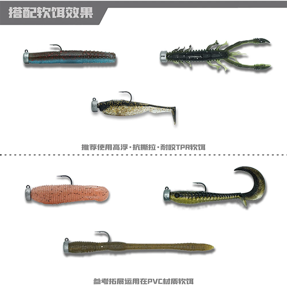 NED Rig Worm Hook Barbed Jig Soft Worm NED Rig Hooks Fishing Tackle  Accessories 1.5g/2.5g/3.5g/4.5g For Bass Shad Trout Fish