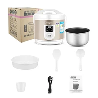 Mini-cuiseur à riz Peskoe, surface antiadhésive, style traditionnel, pour 1-2-3 personnes, appareil de cuisson multifonctionnel pour la maison, 2L 3L 4L 5L 6