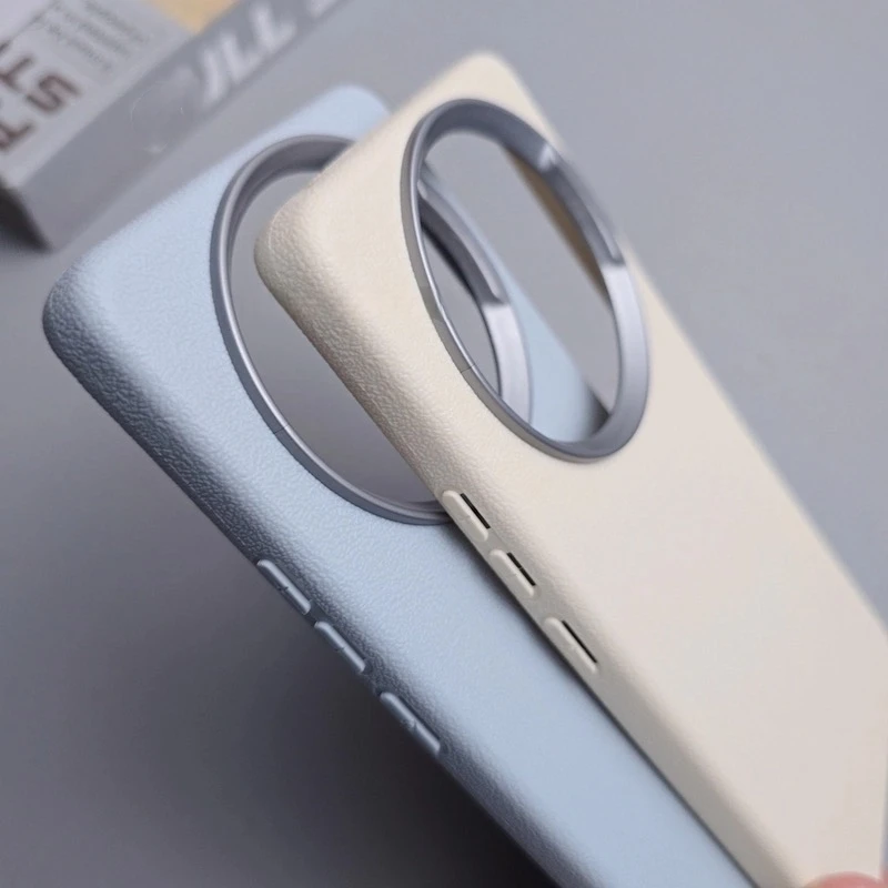 Luxury PU Silicone Shockproof Phone Back Cover - Fashionable and Protective Case
