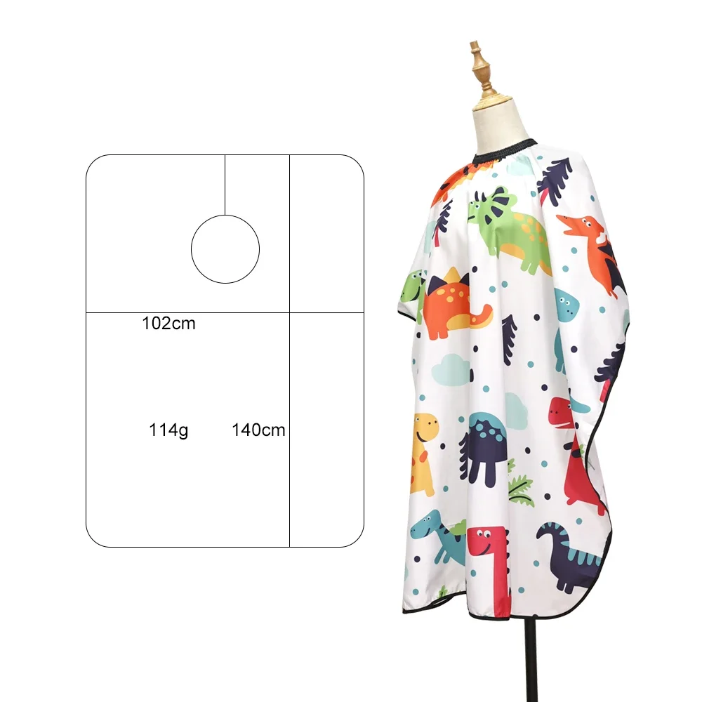 Haircut Cape Hairdressing Cape Kids Children Waterproof Hairdressing Cape Salon Hair Wrap Dyeing Haircutting Cartoon Cloth Styling Tools For Barber Shop