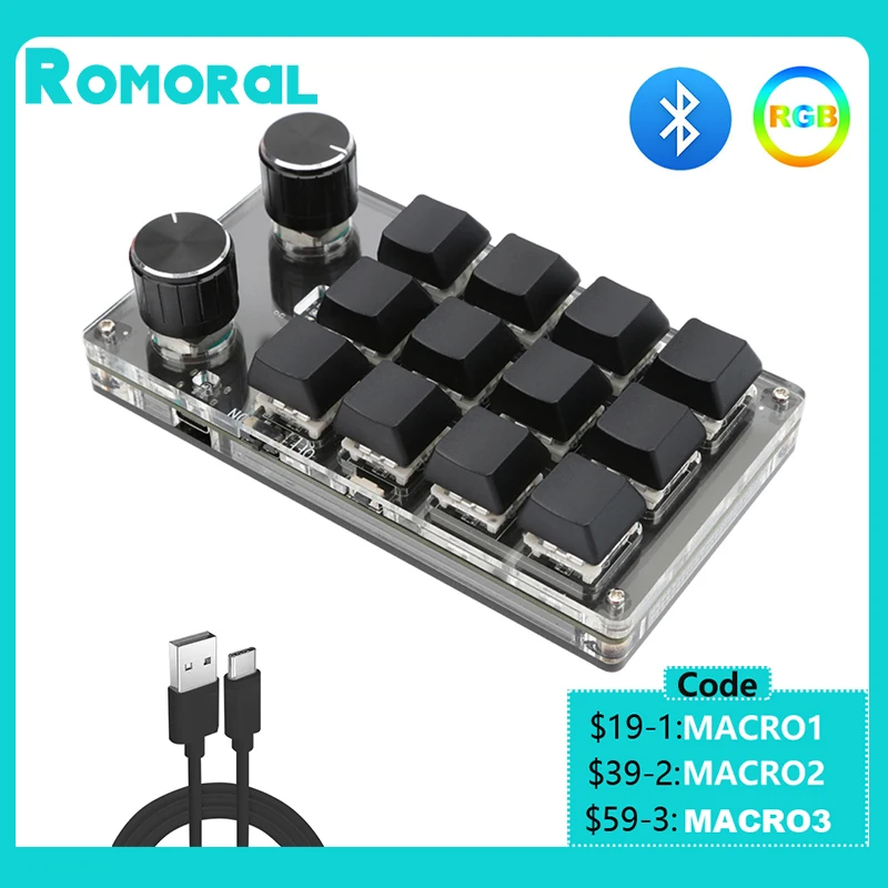 Mini Macro Keyboard Programming Custom Knob Keyboard One