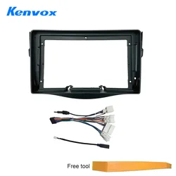 Car Radio Fascia For Toyota RAV4 RAV 4 2007 2011 9 Inch 2 Din Dashboard Installation Frame Panel Trim Kit